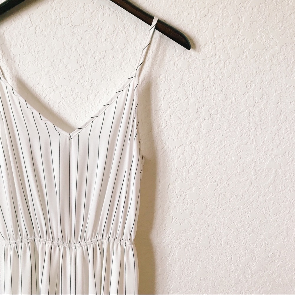 Audrey 3+1 Striped Black & White Jumpsuit